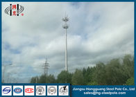 Wieże antenowe jednokierunkowe telekomunikacyjne wielokątne z ocynkowaniem ogniowym