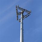 30m Wysokość Wieży Telekomunikacyjnej Połączenie kołnierzowe do nadawania z platformami