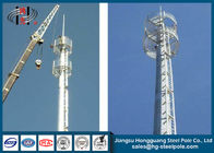 Teleskopowe wieże monopole stożkowe / rurowe do transmisji sygnału