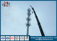 Hot Roll Steel Q235 Wieże telekomunikacyjne Antykorozyjne z czterema platformami