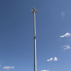 15M - 60M ocynkowane wieże telekomunikacyjne do gorącej kąpieli do transmisji sygnału