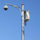 Monitor System Polygonal Kamera CCTV Słup 2m - 30mm Grubość