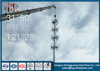 H25m Wysokość Q345 Wieże masztów telekomunikacyjnych dla przemysłu nadawczego