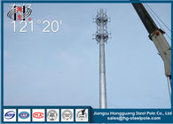 H25m Wysokość Q345 Wieże masztów telekomunikacyjnych dla przemysłu nadawczego