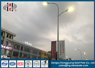 RAL Powlekane proszkowo 10-metrowe oświetlenie uliczne Uchwyt słupowy Q345 Do oświetlenia powierzchni komercyjnych