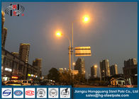Longlife Steel Singe / Double Arm Oświetlenie uliczne Słup do oświetlenia High Way